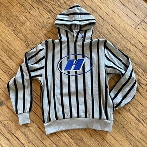 HUF snap neck pullover hoodie